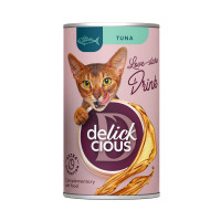 Акція! 1+1=3 DELICKCIOUS™ напій з тунцем. Додатковий корм для котів 140 г