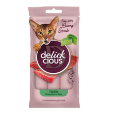 DELICKCIOUS™ кремові ласощі для котів – тунець з додаванням алое (4х15 г)