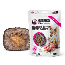 Функціональні ласощі LK Baits Pet Nutrigo Treat Rabbit для собак з кроликом та яловичим соусом (Ø 12 мм), 150 г