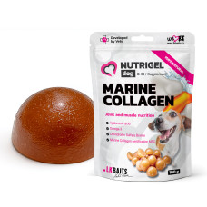 Функціональні ласощі LK Baits Pet Nutrigel Marine Collagen S-M для собак для суглобів з морським колагеном (Ø 15 мм), 100 г