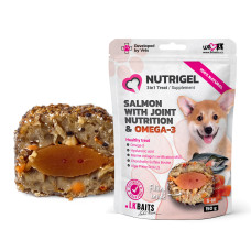 Функціональні ласощі LK Baits Pet Nutrigel Salmon S-M для собак для суглобів з лососем та Omega-3 (Ø 15 мм), 150 г