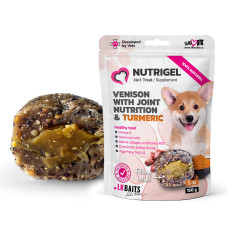 Функціональні ласощі LK Baits Pet Nutrigel Wild Game S-M для собак для суглобів з дичиною та куркумою (Ø 15 мм), 150 г