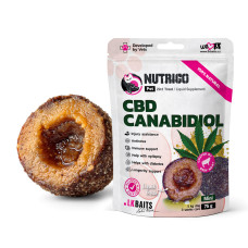 Функціональні ласощі LK Baits Pet Nutrigel CBD Mini для собак дрібних порід з конопляною олією (Ø 15 мм), 75 г