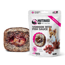 Функціональні ласощі LK Baits Pet Nutrigo Treat Game для собак з олениною та рибним соусом (Ø 12 мм), 150 г