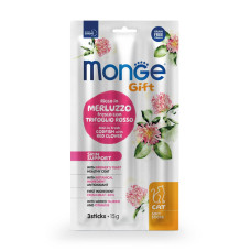 Ласощі Monge Gift Cat Skin support для котів тріска з червоною конюшиною 15г