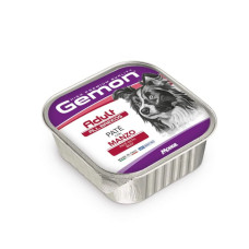 Вологий корм для собак Gemon dog wet Adult паштет яловичина 150гр*24шт