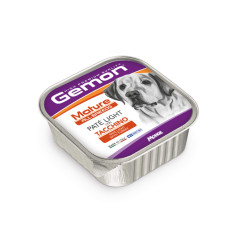 Вологий низькокалорійний корм для собак Gemon dog wet Adult паштет індичка 150гр*24шт