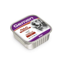 Вологий корм Gemon Dog Wet Adult для собак, ягня 150г х 24шт