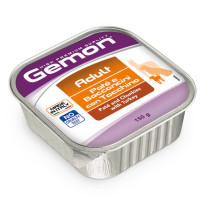 Вологий корм для собак Gemon dog wet Adult паштет зі шматочками індичка 150гр*24шт
