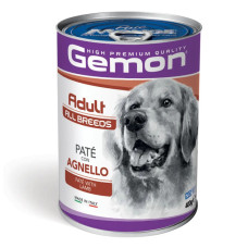 Вологий корм для собак Gemon dog wet Adult паштет з ягням 400 гр