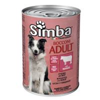 Вологий корм для собак Simba dog wet шматочки в желе яловичина 415гр*24шт