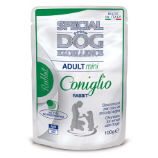 Вологий корм Monge SDE Dog Mini Adult для собак, з кроликом 100г х 24шт