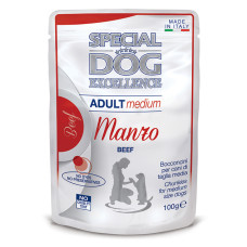 Вологий корм Monge SDE Dog Medium Adult  для собак, з яловичиною 100г х 24шт