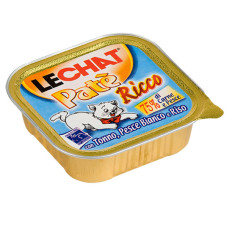 Влажный корм Monge LC Cat Wet Adult для котов, паштет с тунцем и океанической рыбой 100г х 32шт