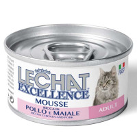 Вологий корм Monge LCE Cat Adult для котів, свинина з куркою 85г х 24шт