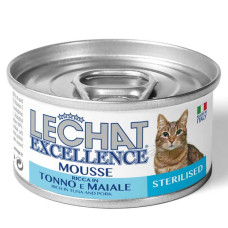 Влажный корм Monge LCE Cat Wet Sterilised для кошек, тунец и свинина 85г х 24шт