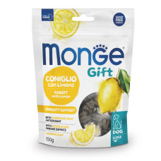 Ласощі Monge Gift Dog Immunity support для собак кролик з лимоном 150г