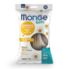 Ласощі Monge Gift Dog All breeds для собак кролик з ромашкою 210г
