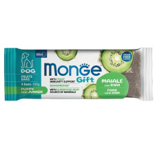 Ласощі Monge Gift Dog Puppy and Junior для цуценят свинина з ківі 100г
