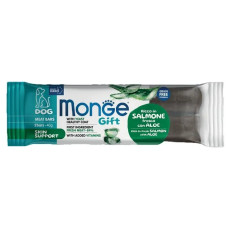 Ласощі Monge Gift Dog Skin support для собак лосось з алое 40г