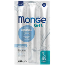 Ласощі Monge Gift Dog Puppy and Junior для цуценят свинина з молоком 45г