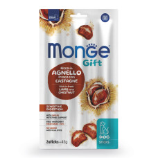 Ласощі Monge Gift Dog Sensitive digestion для собак ягня з каштанами 45г