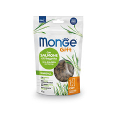 Ласощі Monge Gift Cat Hairball для котів лосось і котяча м'ята 60г