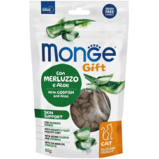 Ласощі Monge Gift Cat Skin support для котів тріска з алое 60г