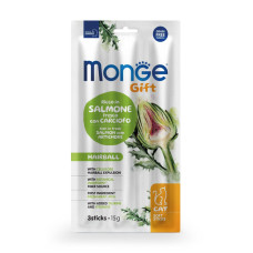 Ласощі Monge Gift Cat Hairball для котів сьомга з артишоком 15г