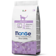 Сухий корм для стерилізованих кішок Monge (Монж) Cat Sterilised Rich з куркою 1.5 кг