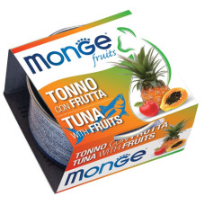 Monge (Монж) Fruits Cat Adult - Вологий корм з тунцем та фруктами для дорослих котів 80 г