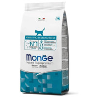 Сухий корм для кошенят Monge (Монж) cat Kitten з куркою 400 гр