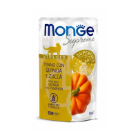Вологий корм Monge Supreme Sterilised Тунець з кіноа та гарбузом, 80г х 24шт
