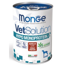 Monge Dog VetSolution Hypo Lamb для собак лікувальна дієта при харчовій непереносимості з ягня 400г