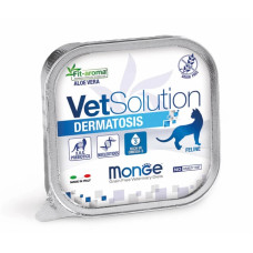 Влажный корм Monge Vetsolution Dermatosis Feline для кошек при дерматитах 100г х 24шт