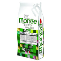 Сухий корм Monge Dog Maxi Adult, для дорослих собак великих порід, курка з рисом, 15 кг