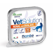 Влажный корм Monge Vetsolution Renal oxalate Feline для кошек при заболеваниях почек 100г х 24шт