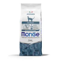 Сухий монопротеїновий корм для стерилізованих кішок Monge (Монж) cat Monoprotein Sterilised з фореллю 10 кг