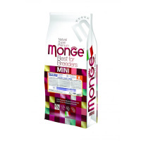Сухой беззерновой корм для малых пород собак Monge (Монж) dog BWild Grain free Mini анчоус 15 кг