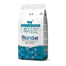 Сухий корм для кошенят Monge (Монж) cat Kitten з куркою 1.5 кг