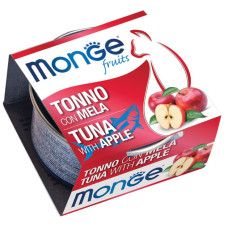 Monge (Монж) Fruits Cat Adult - Вологий корм з тунцем та яблуком для дорослих котів 80 г