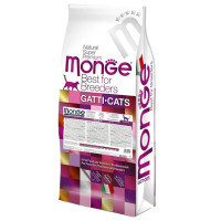 Сухий корм для кішок Monge (Монж) cat Adult з куркою 10 кг