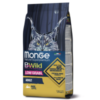 Сухий корм для кішок Monge (Монж) cat BWild Low Grain м'ясо зайця 10 кг