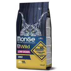 Сухий корм для кішок Monge (Монж) cat BWild Low Grain м'ясо зайця 1.5 кг