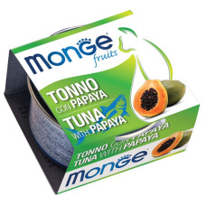 Monge (Монж) Fruits Cat Adult - Вологий корм з тунцем та папайєю для дорослих котів 80 г