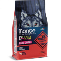 Сухий корм для собак Monge (Монж) BWild Low Grain оленина 2.5 кг