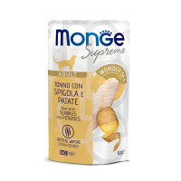 Monge Natural Superpremium Supreme Cat Adult Tuna з морським окунем і картоплею, 80г х 24шт