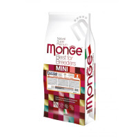 Сухий беззерновий корм для собак малих порід Monge (Монж) dog BWild Grain free Mini качка 15 кг