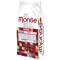 Сухий корм для собак дрібних порід Monge (Монж) dog Mini Adult ягня, рис, картопля 15 кг