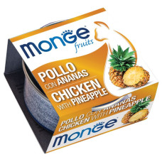 Monge (Монж) Fruits Cat Adult - Вологий корм з куркою та ананасом для дорослих котів 80 г